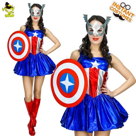 Buy Sexy American Captain Woman Costumes Carnival