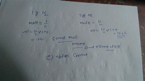 The Volume Occupied By Mole Atom Of A Diatomic Gas At Stp Is