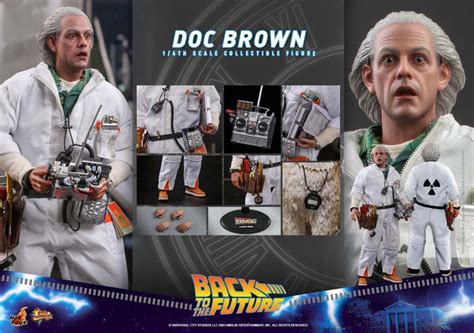 全新現貨膠袋未開封 回到未來 博士 Hottoys mms609 hot toys Back to the Future Doc Brown 興趣及遊戲 玩具 遊戲類