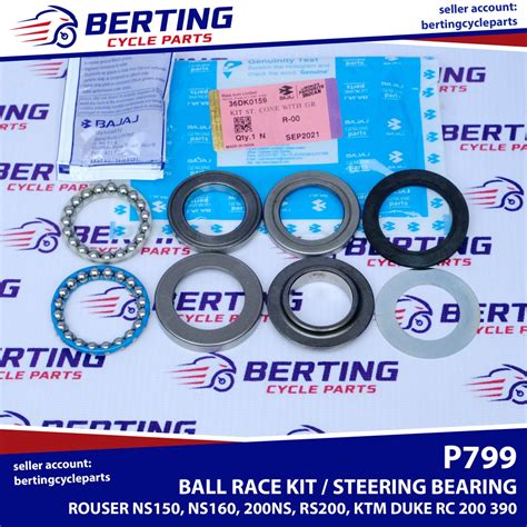 BALL RACE STEERING BEARING Rouser NS150 NS160 NS200 200NS RS200 KTM