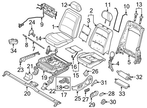 Ford Flex Seat Cushion Foam 2013 19 W Leather W Da8z74632a23j Mid Tenn Ford Truck Sales