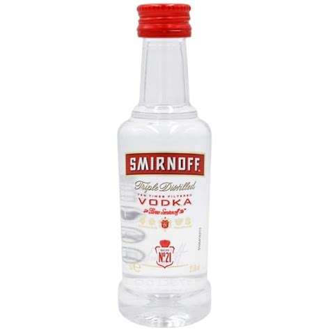 Smirnoff Miniaturka Wódka 0 05L 37 5 Smile Shop Alkohole