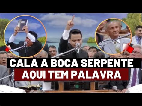 Se você se cala Adão a serpente vai falar mande calar a boca e abra a