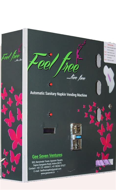 Automatic Coin Operated Sanitary Napkins Vending Machine At Rs 10000 In