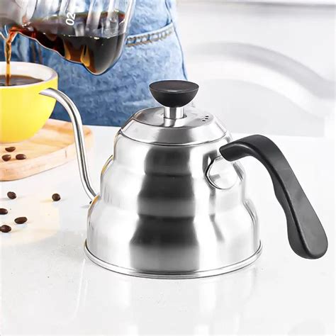 Chaleira Inox Bico De Ganso Jarra Pitcher Barista Caf Litro