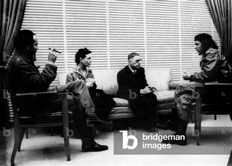 Image Of Jean Paul Sartre And Simone De Beauvoir Meeting Ernesto Che By