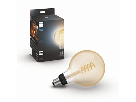 Philips Hue White ambiance Filament E27 Globe G125 Lyspærer