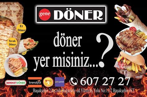 Menu at Gene Döner Bahçeşehir Istanbul