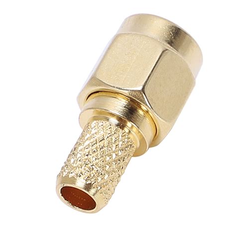 Pcs Sma Male Plug Rf Coaxial Connector Crimp For Rg Rg Rg