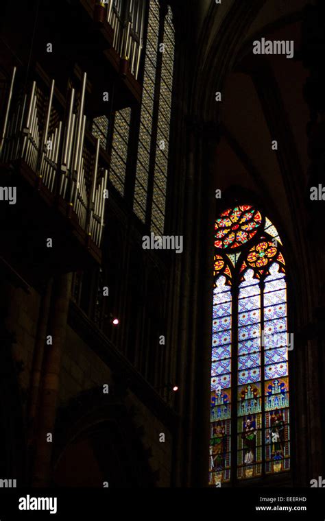 Cologne Cathedral Interior Stock Photo - Alamy