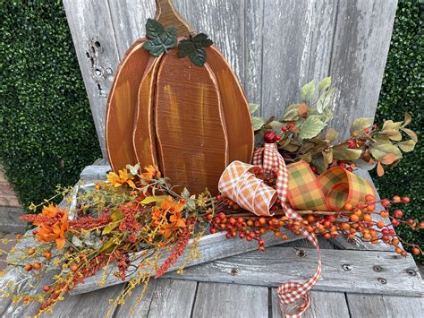 Wood Pumpkin Arrangement Kit Supply List Kelea S Florals