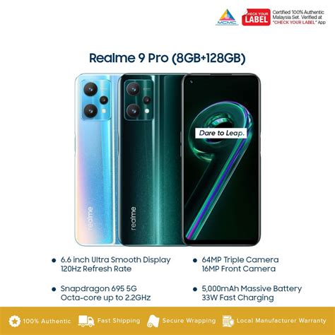 Realme 9 Pro (8GB + 128GB) Price In Malaysia & Specs - KTS