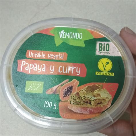 Vemondo Crema Untable De Papaya Y Curry Reviews Abillion