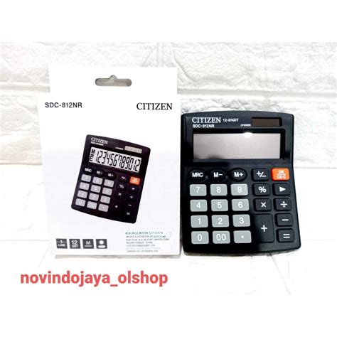 Jual Kalkulator Original Citizen Sdc Nr Kalkulator Meja Digit