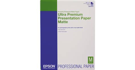 Epson Ultra Premium Presentation Paper Matte S B H Photo