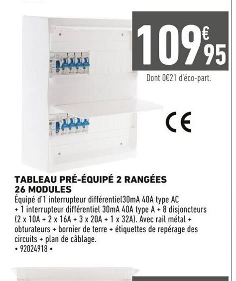 Promo Tableau Pre Equipe Rang Es Modules Chez Batkor