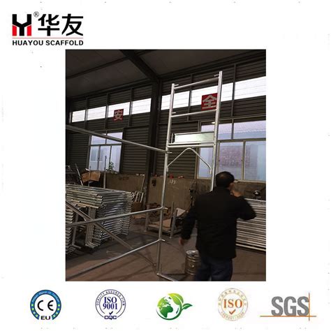 Huayou Italian Type Hot Dip Galvanized Scaffolding Frames For Sale