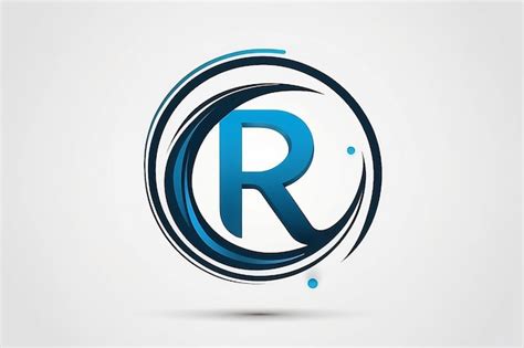 Creative Initial Letter R Logo Design Vector Graphic Concept Premium