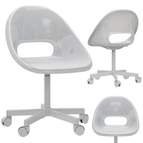 Loberget Office Chair With Castor Wheels D Model Cgtrader