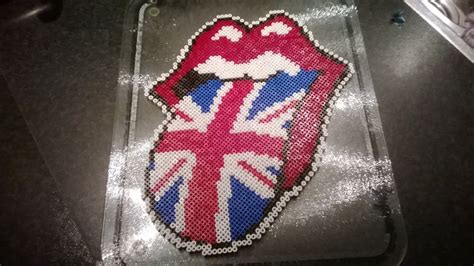 Perlerwonders Photo Rolling Stones Logo Arizona Logo Perler Beads