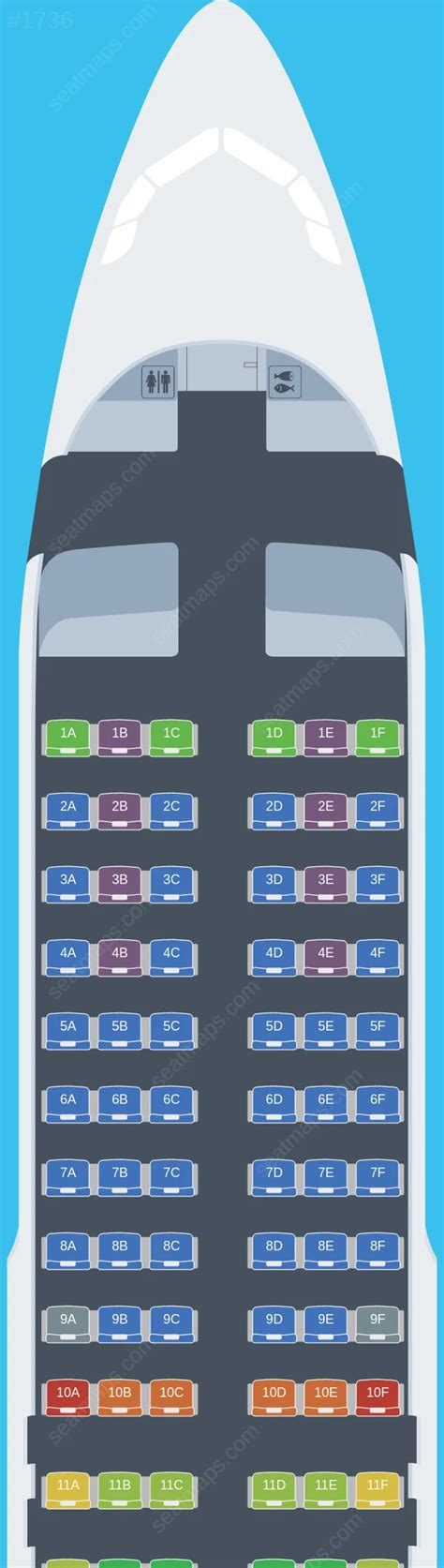 Finnair Airbus A320 Seat Map Updated 2023 Find The Best Seat SeatMaps