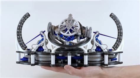 Its Complicated 3d Printed Triple Axis Tourbillon Mechanical Clock