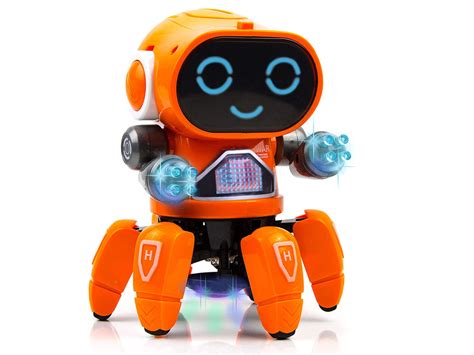 Tańczący Robot Na Pilota Rc Muzyka światła Rc0505 Pomarańczowy Sklep