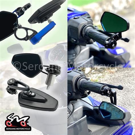 Universal Side Mirror Balancer Handlebar End Bar Motorcycle Pemegang