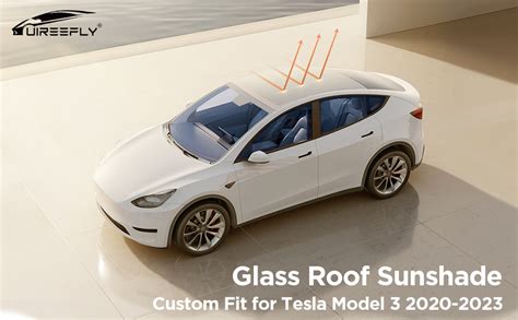 Amazon Uireefly Sunshade Roof Custom Fit For Tesla Model