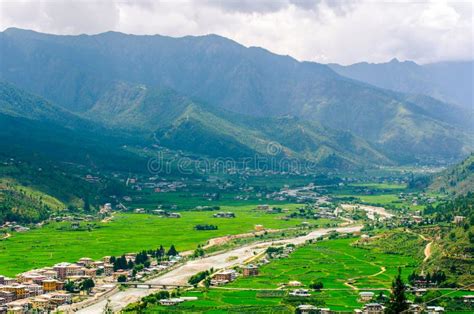 Bhutan Paro Valley Stock Photo Image Of Rice Cultivation