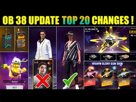 OB 38 UPDATE ALL NEW CHANGES FREE FIRE NEW EVENT FF NEW EVENT TODAY