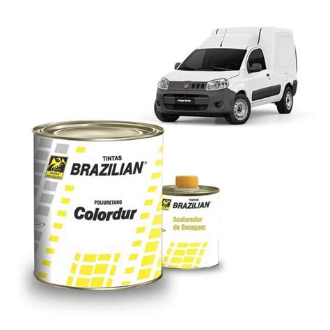 Pu Branco Artico Ford Kit C 900Ml Lazzuril Tinta Automotiva