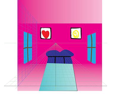 One-point Perspective Interior Design Projects :: Photos, videos, logos ...