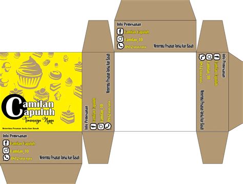 Cara Membuat Desain Kemasan Box Makanan Menggunakan Corel Draw X