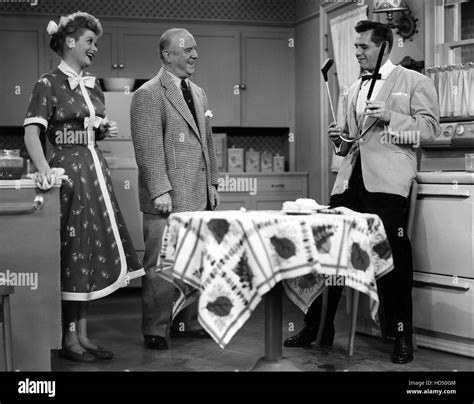 I Love Lucy Lucille Ball William Frawley Desi Arnaz 1951 57 Stock