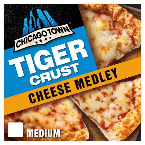 Chicago Town Tiger Crust Cheese Medley Pizza 305g Thin And Crispy Pizza