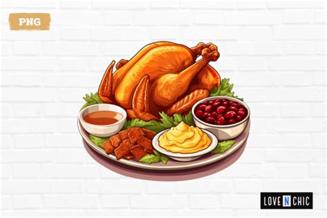 Thanksgiving Food Clipart Graphic by Sabuydee Design · Creative Fabrica