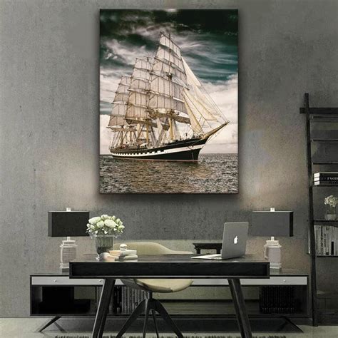 Sailing Ship Canvas Wall Art Print | Canvas4wall – Canvas4walls