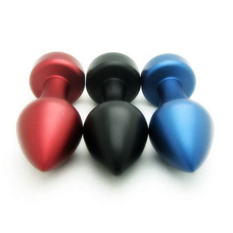 Anal Sex Toy Big Butt Plug In Multi Colors Space Aluminum Material Anal Plug Butt Toy China