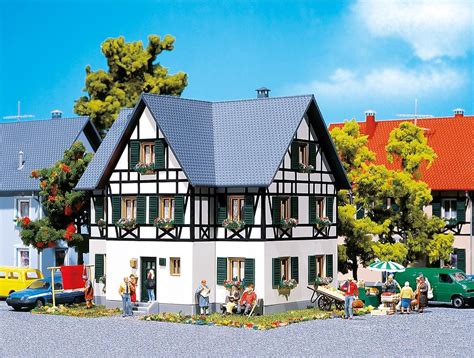 Erlebniswelt Modellbahn Faller H Zweifamilienhaus Mit Fachwerk