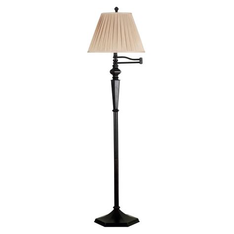 Kenroy Home Chesapeake In Oil Rubbed Bronze Swing Arm Floor Lamp