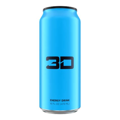 3D Blue Energy Drink Can, 16 fl oz - Kroger