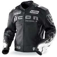 Icon Motorhead Crest Leather Motorcycle Jacket :: MotorcycleGear.com