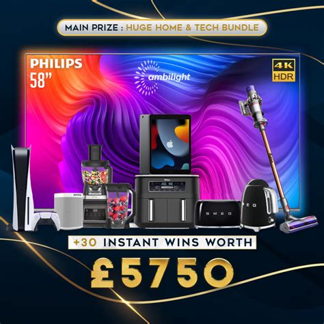 Huge Home Tech Bundle Instant Win Main Prize Paragon Competitions