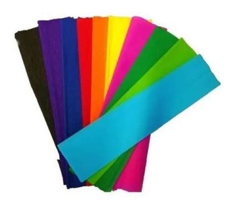 Pliegos Papel Crepe Colibr Cm X Mts Colores Surtidos Meses