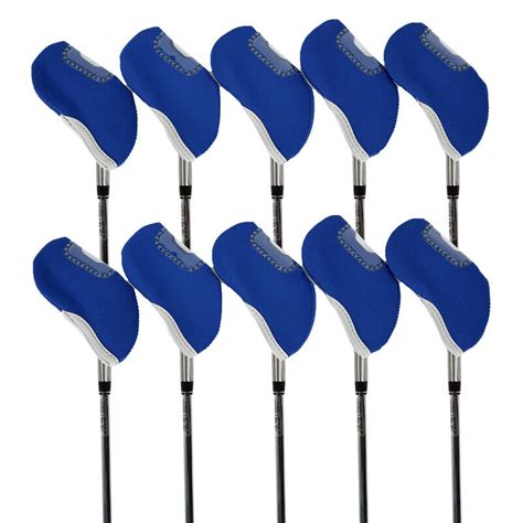 Neoprene Iron Head Covers Club Golf Iron Headcovers Protector Universal