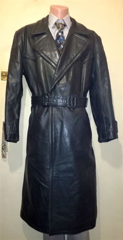 Wwii German Leather Trench Coat Tradingbasis