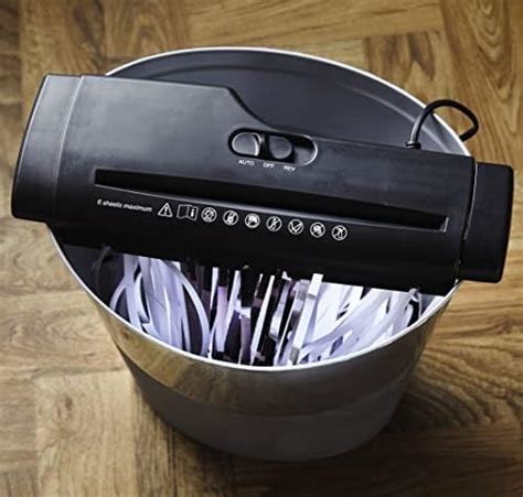 Compact Electric A4 Shredder For Waste Bin Paper Shredder For