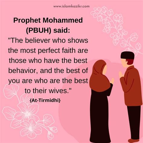 Hadith How To Treat Your Wife In Islam Quotes Tips For Happiness