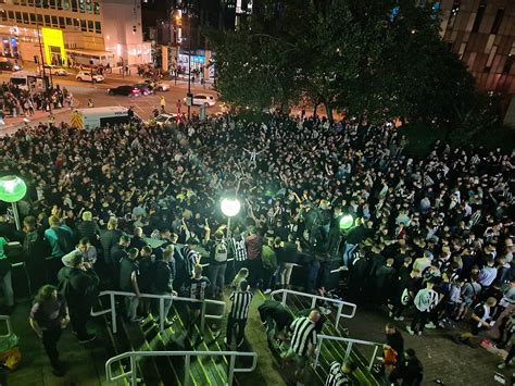 File:Newcastle United fans gather celebrating new ownership.jpg ...